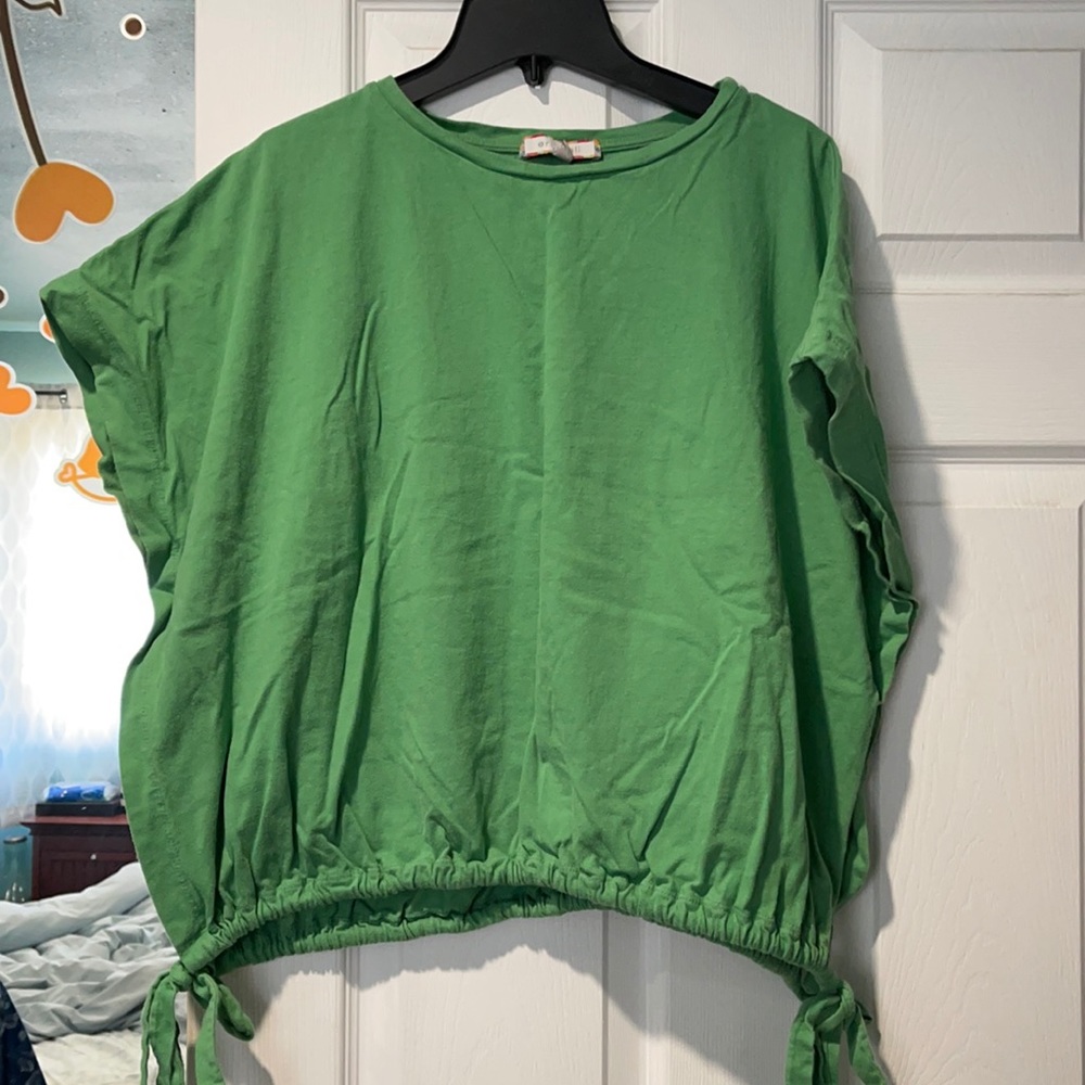 Green summer top
